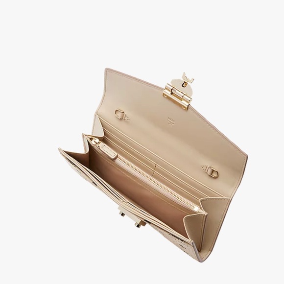 MCM Large Tracy Visetos  Crossbody Wallet - Picture 7 of 11